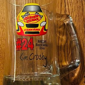 Vintage Golden Flake 20 Oz. Kim Crosby #24 Nascar Busch Series